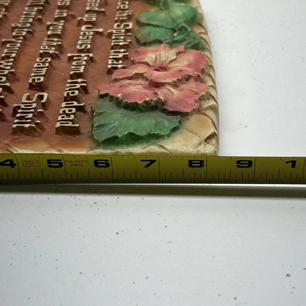 Vintage Abbey Press Romans 8:11 Phillips‎ Translation Wall Plaque Basketweave